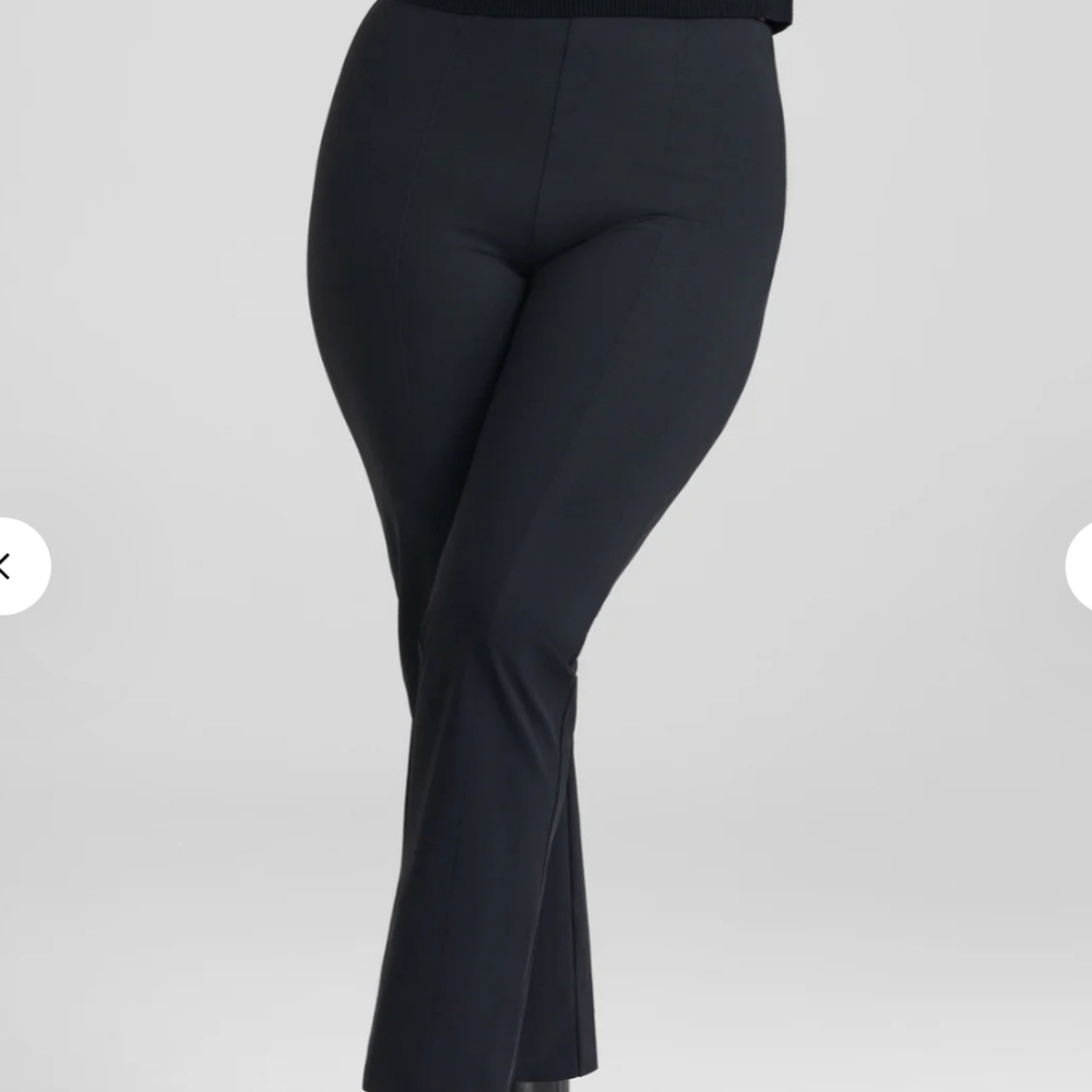 Honey Love The Perfectionist Women's Black Stretchy Tummy Control Pants Sz 1X